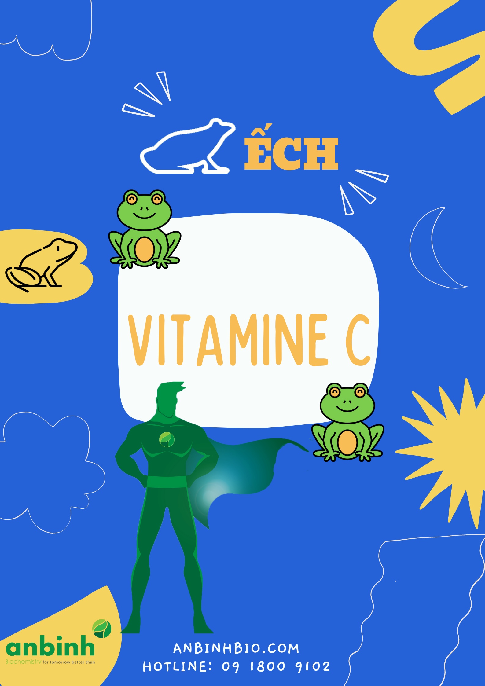 Vitamin C cho ếch